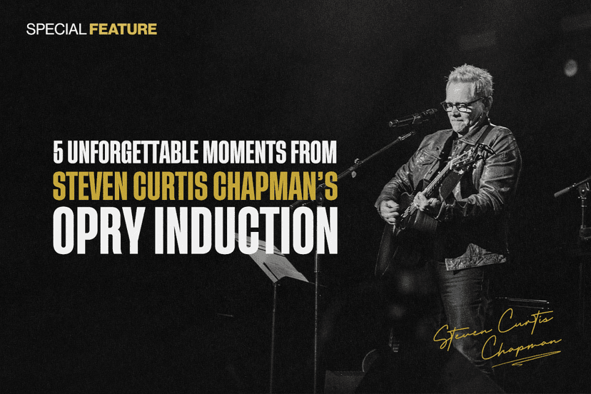 5 Unforgettable Moments from Steven Curtis Chapman's Opry Induction