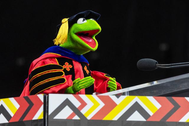 Kermit is described as an environmental advocate, a bestselling author, an international superstar and a champion of creativity, kindness and believing in the impossible