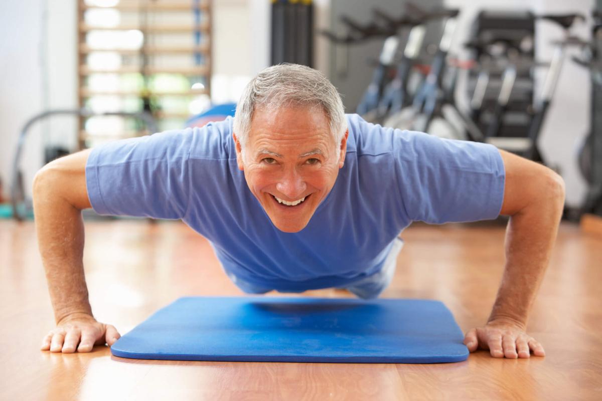dude exercising