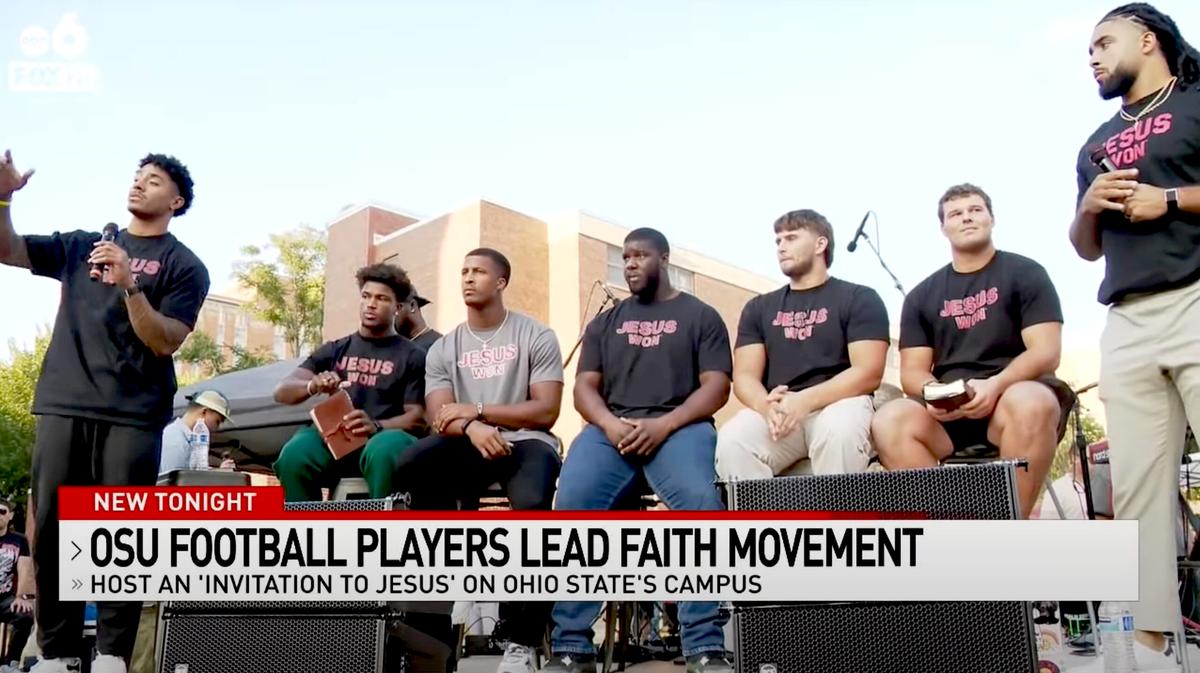 Ohio State Football ‘Jesus Kickoff’