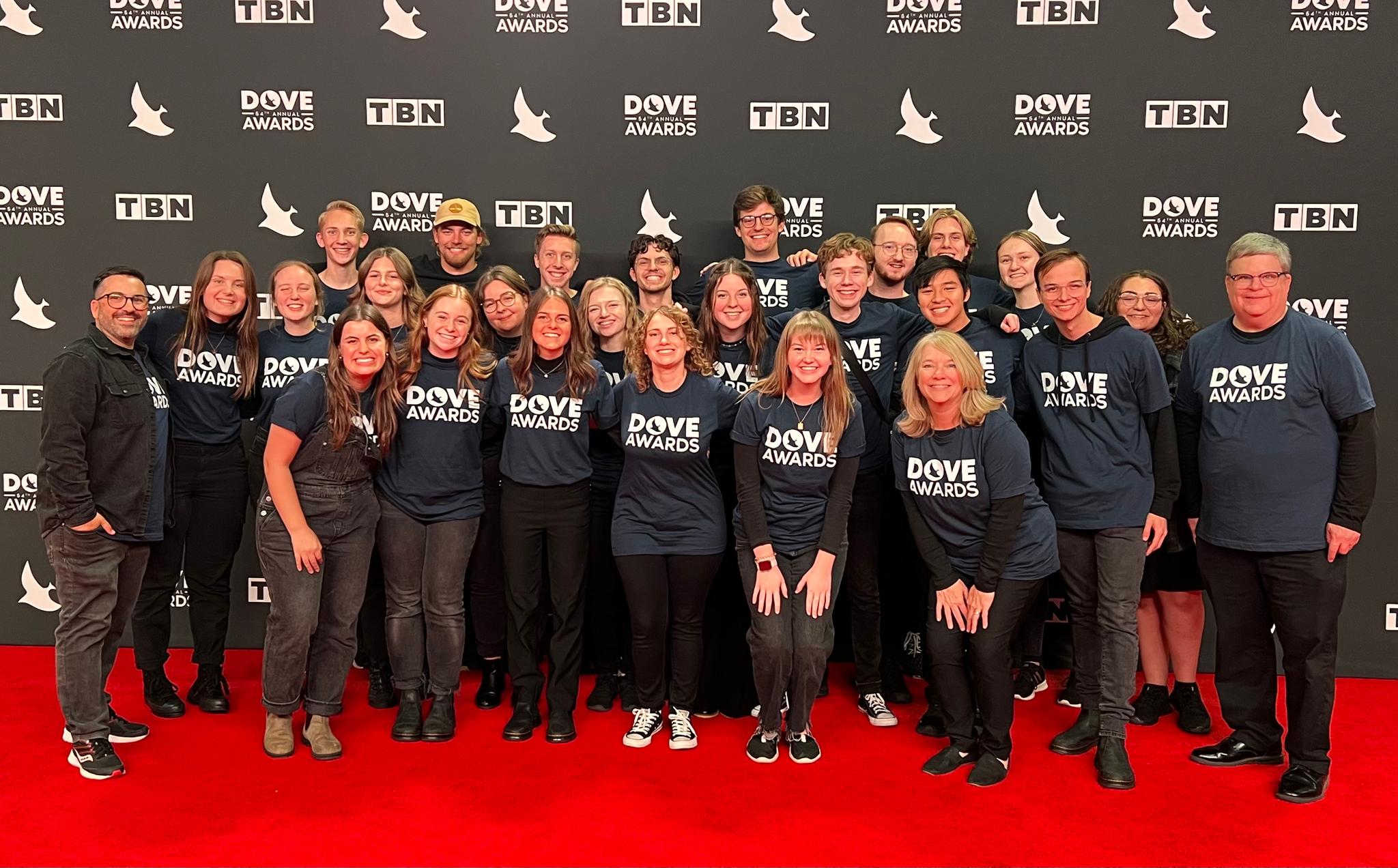 Cedarville University students participated at the 2023 Dove Awards in Nashville