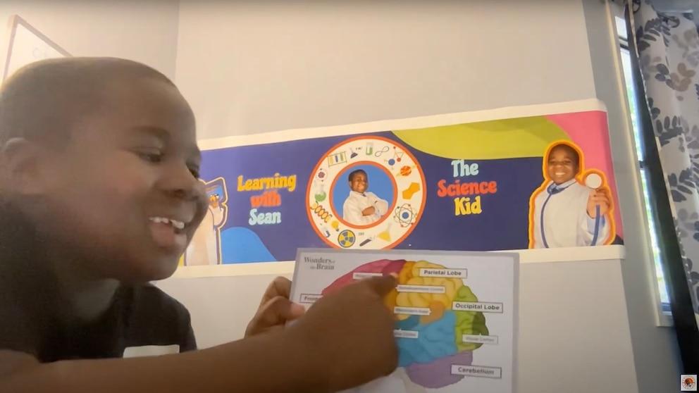 Sean Atitsogbe found his love for science at a young age. 