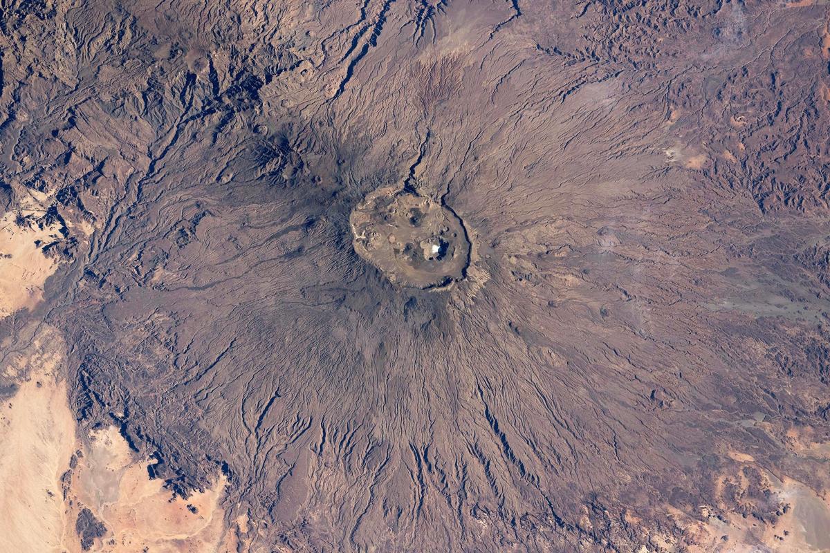 Sahara’s Towering Volcano